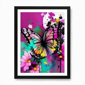 Butterfly Painting 173 Art Print