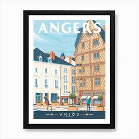 Angers Maison Adam France Art Print