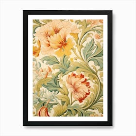 Floral Wallpaper 2 Art Print