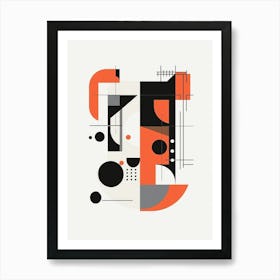 Abstract Letter C Art Print