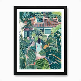 In The Garden Lan Su Chinese Garden Usa 4 Art Print