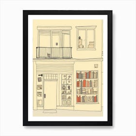 Tarragona The Book Nook Pastel Colours 1 Art Print