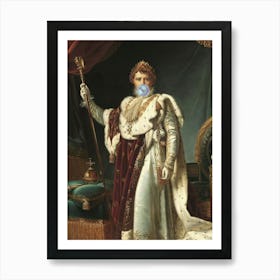 Napoleon In A Mask Art Print