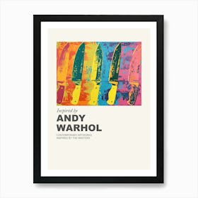 Museum Poster Inspired By Andy Warhol 16 Art Print