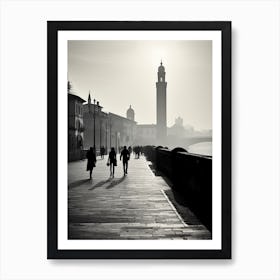 Pavia, Italy,  Black And White Analogue Photography  4 Art Print