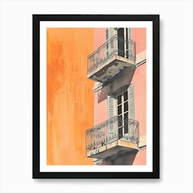 Cannes Europe Travel Architecture 3 Art Print