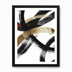 Abstract Brushstrokes Canvas Print 29 Art Print