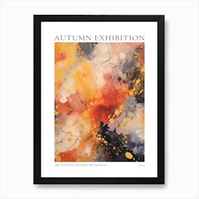 Autumn Exhibition Modern Abstract Poster 34 Art Print