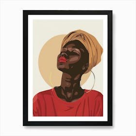 African Woman 146 Art Print