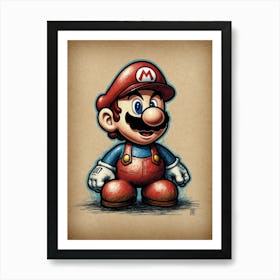 Mario Bros Art Print