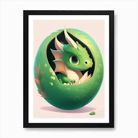 Draco Kawaii Kids Space Art Print