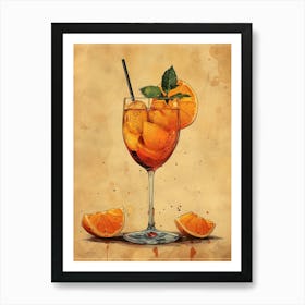 Aperol Spritz Art Print 158 Art Print