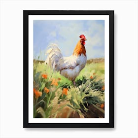 Bird Painting Chicken 3 Art Print