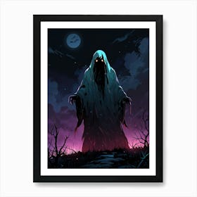 Ghost In The Night 1 Art Print