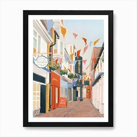 Brighton The Lanes Art Print