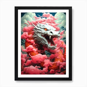 Dragon In The Clouds 3 Art Print