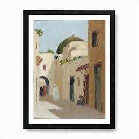 Street Scene In Morocco 1 Art Print