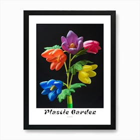 Bright Inflatable Flowers Poster Hellebore 4 Art Print