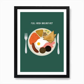 Full Irish Breakfast Art Print