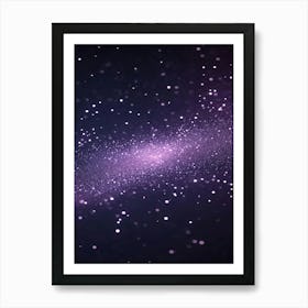 Purple Galaxy Art Print