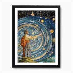 Mosaic Celestial 1 Art Print