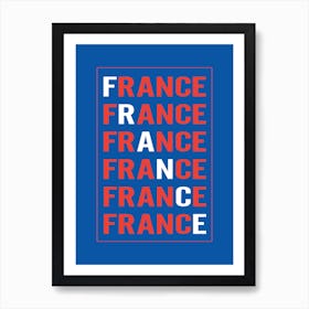 France Country  Art Print