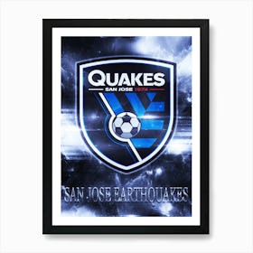 San Jose Earthquakes 2 Art Print