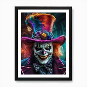 Colorful Madhatter #6 Art Print