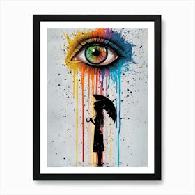 Rainbow Eye Art Print