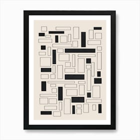 Geometrical Play 5 Art Print