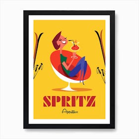 Spritz Time Poster Art Print