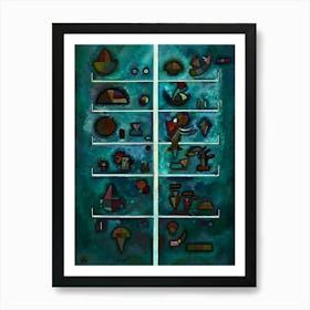 Wassily Kandinsky Shelves Art Print