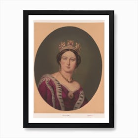 A Young Queen Victoria Art Print