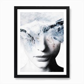 Blue Waves Art Print