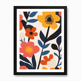 Floral Pattern 2 Art Print