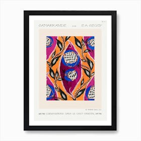 Flower Pochoir Pattern, Emile Alain Séguy Art Print