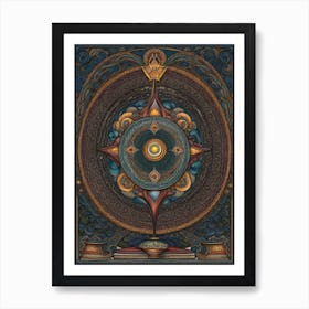 Compass 3 Art Print