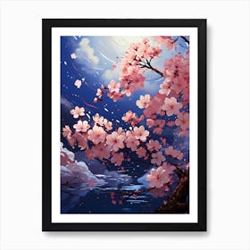 Beautiful Cherry Blossom Wall Art 3 Art Print