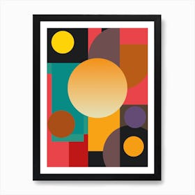 Tonal Kaleidoscope Art Print