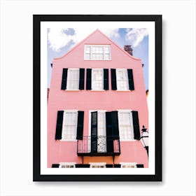 Charleston Pink VII Art Print