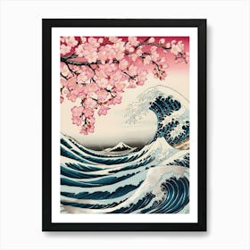 Great Wave Off Kanagawa 6 Art Print