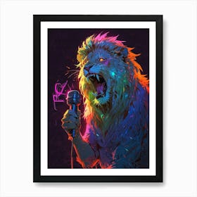 Lion Canvas Print Art Print