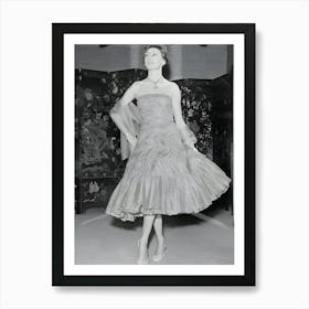 Coco Chanel Dress Art Print