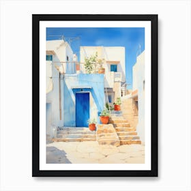 Aegean Village 1 Art Print