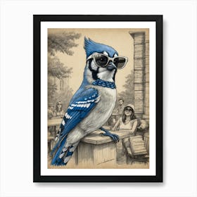 Blue Jay 2 Art Print