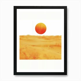 Sunset In The Desert 9 Poster