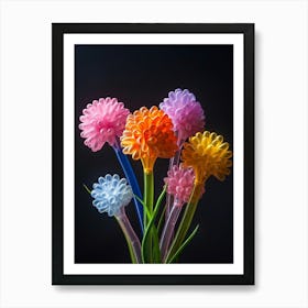 Bright Inflatable Flowers Prairie Clover 2 Art Print