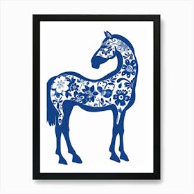 Chinese Horse Art Print