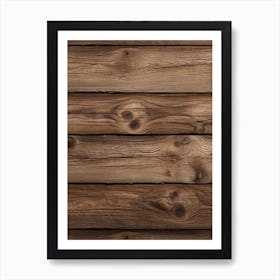 Wood Planks Background 1 Art Print