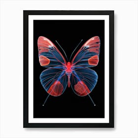 X-Ray Butterfly Art Print